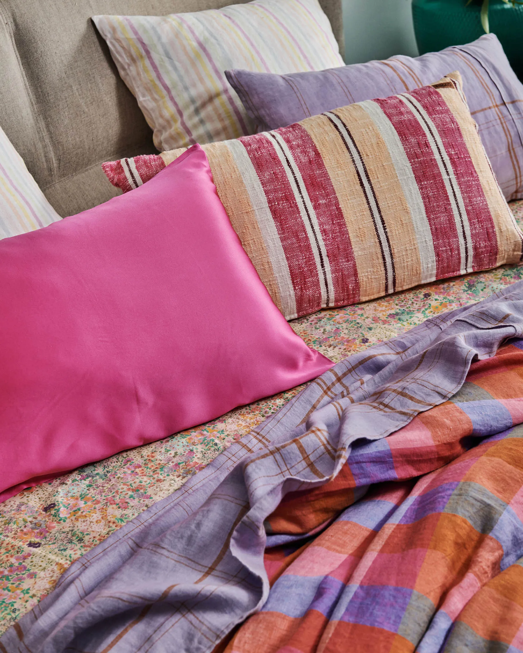 Perfect Pink Silk Pillowcase