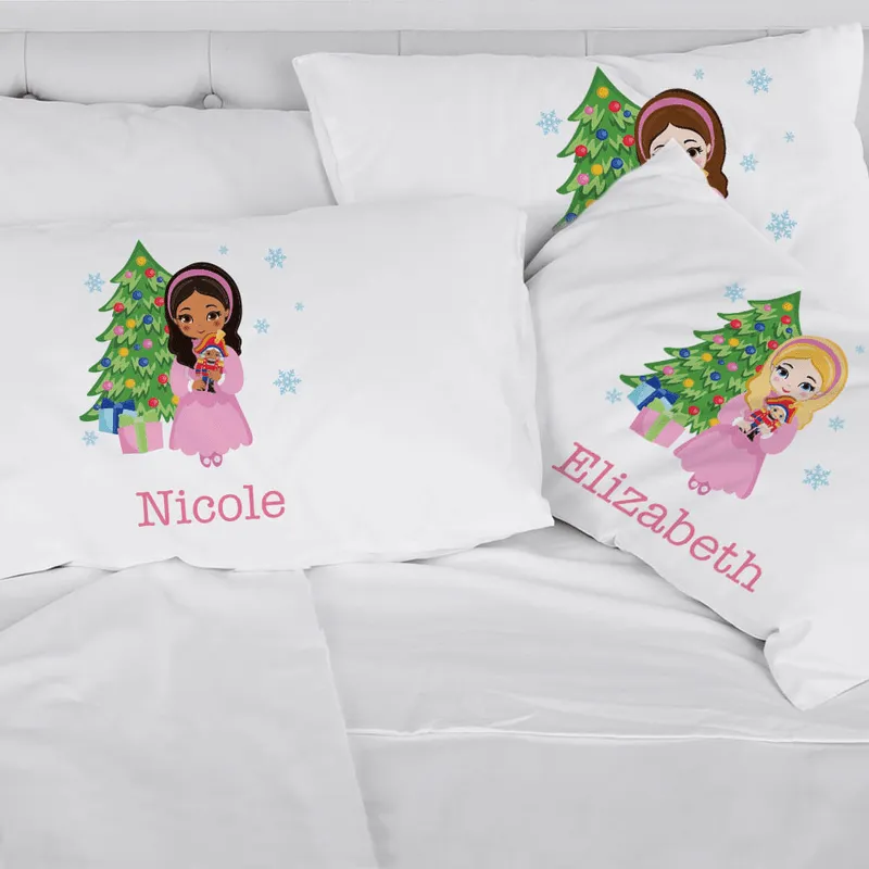 Personalized Character Christmas Kids Sleeping Pillowcase