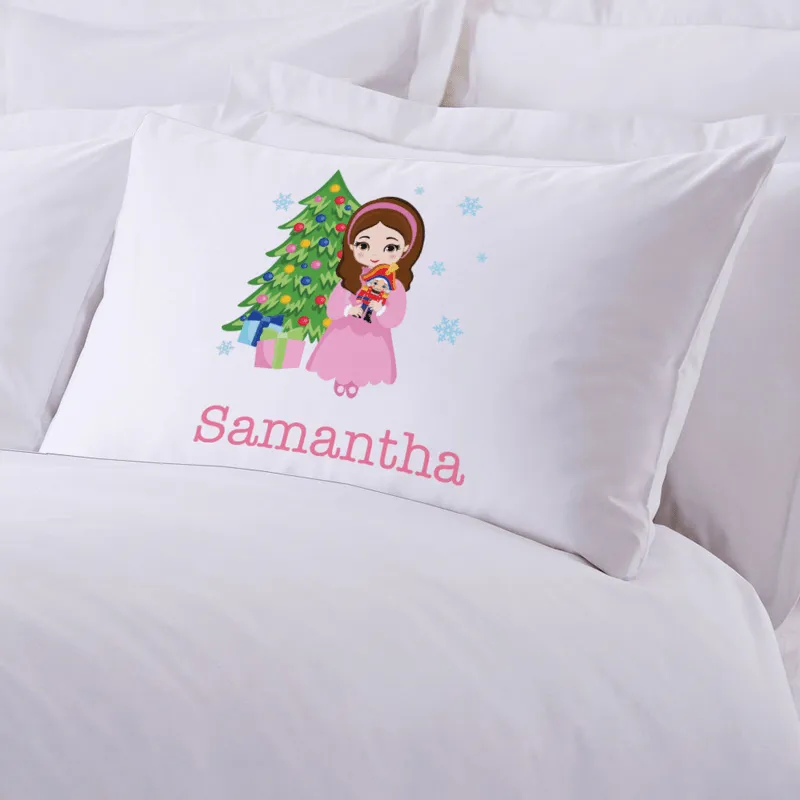 Personalized Character Christmas Kids Sleeping Pillowcase