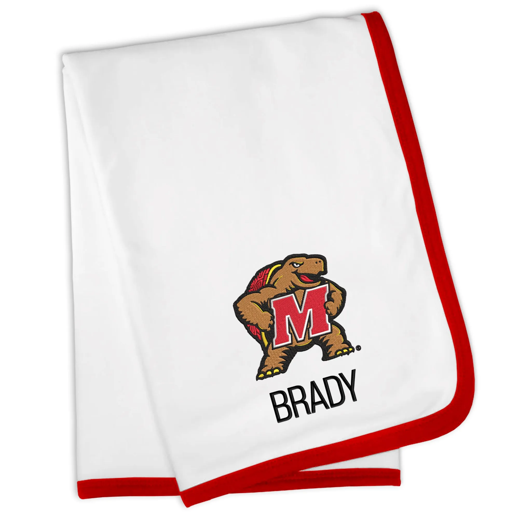 Personalized Maryland Terrapins Mascot Blanket