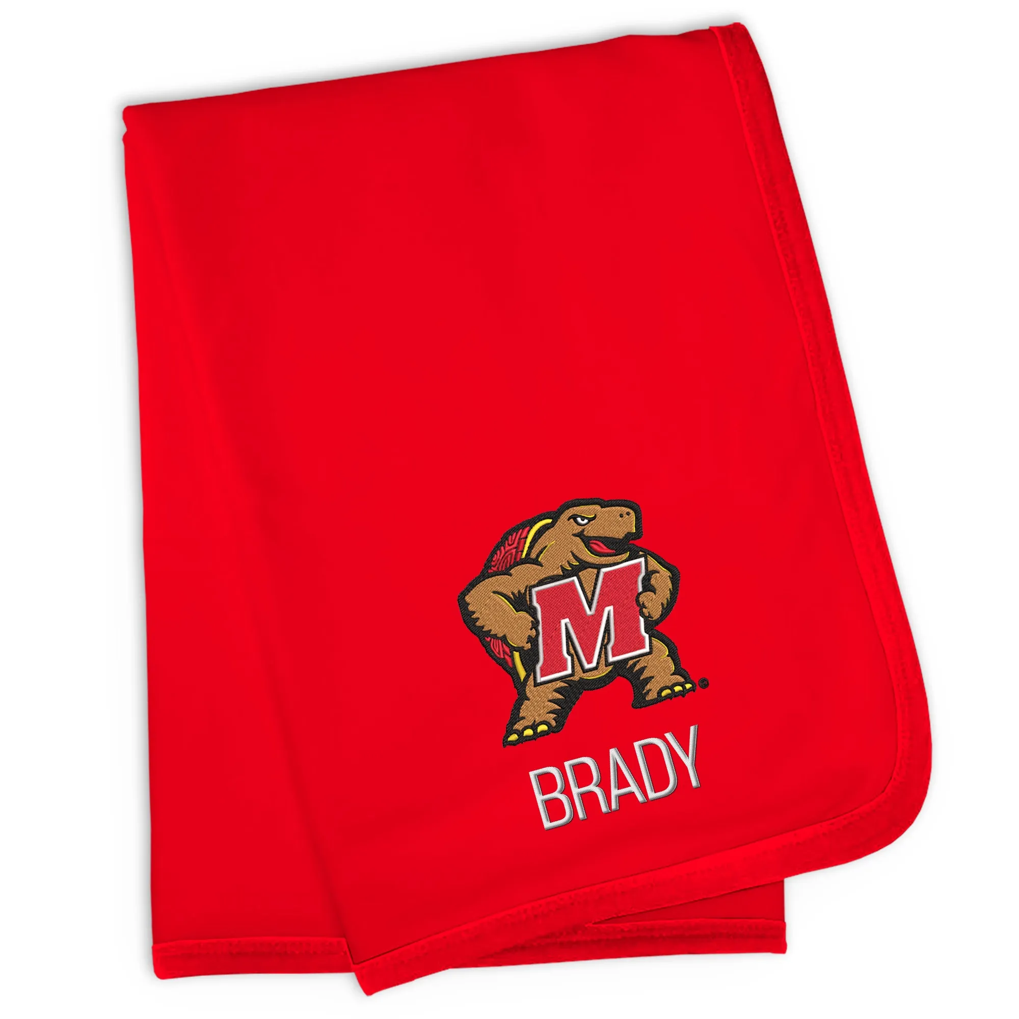 Personalized Maryland Terrapins Mascot Blanket