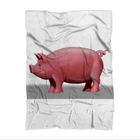 Pig Sublimation Throw Blanket