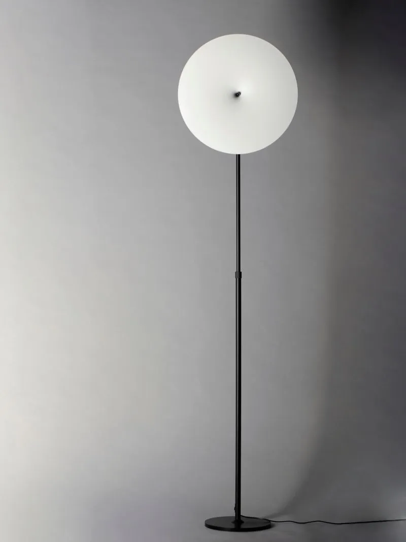 Radar 65" Floor Lamp in White and Black