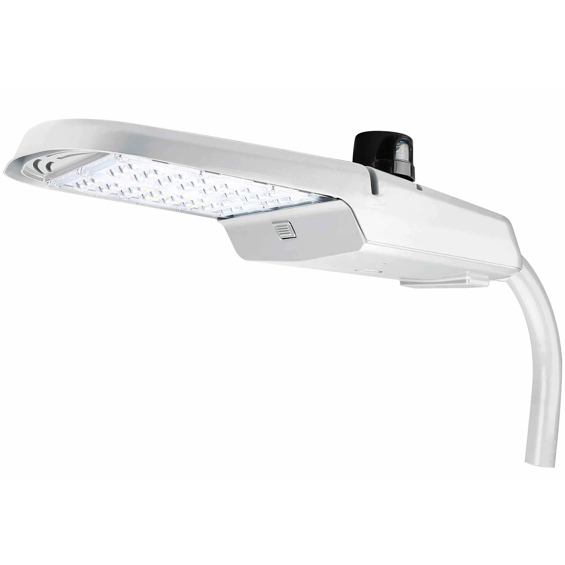 Roadway Luminaire 70 Watt Type III Photometry Silver Gray LED Light