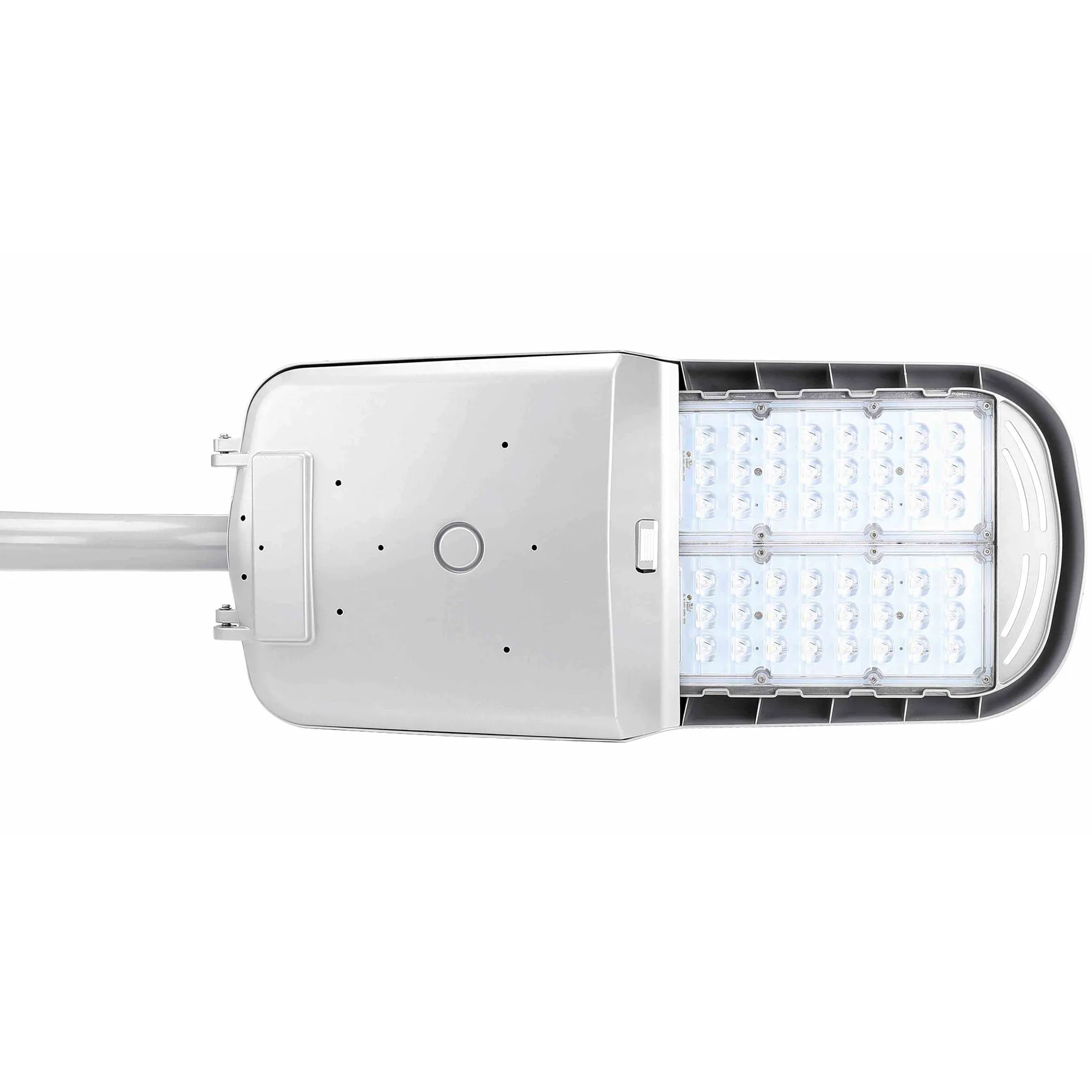 Roadway Luminaire 70 Watt Type III Photometry Silver Gray LED Light