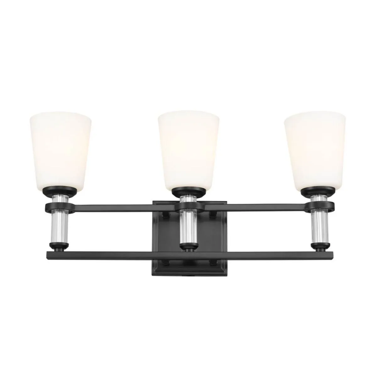 Rosalind 24 in. 3 Lights Vanity Light Black finish