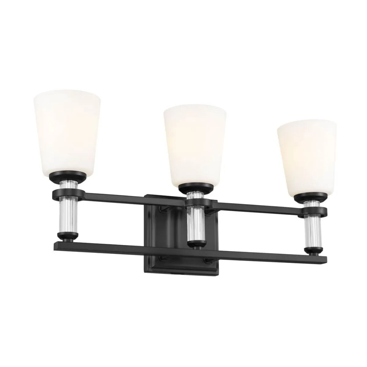 Rosalind 24 in. 3 Lights Vanity Light Black finish