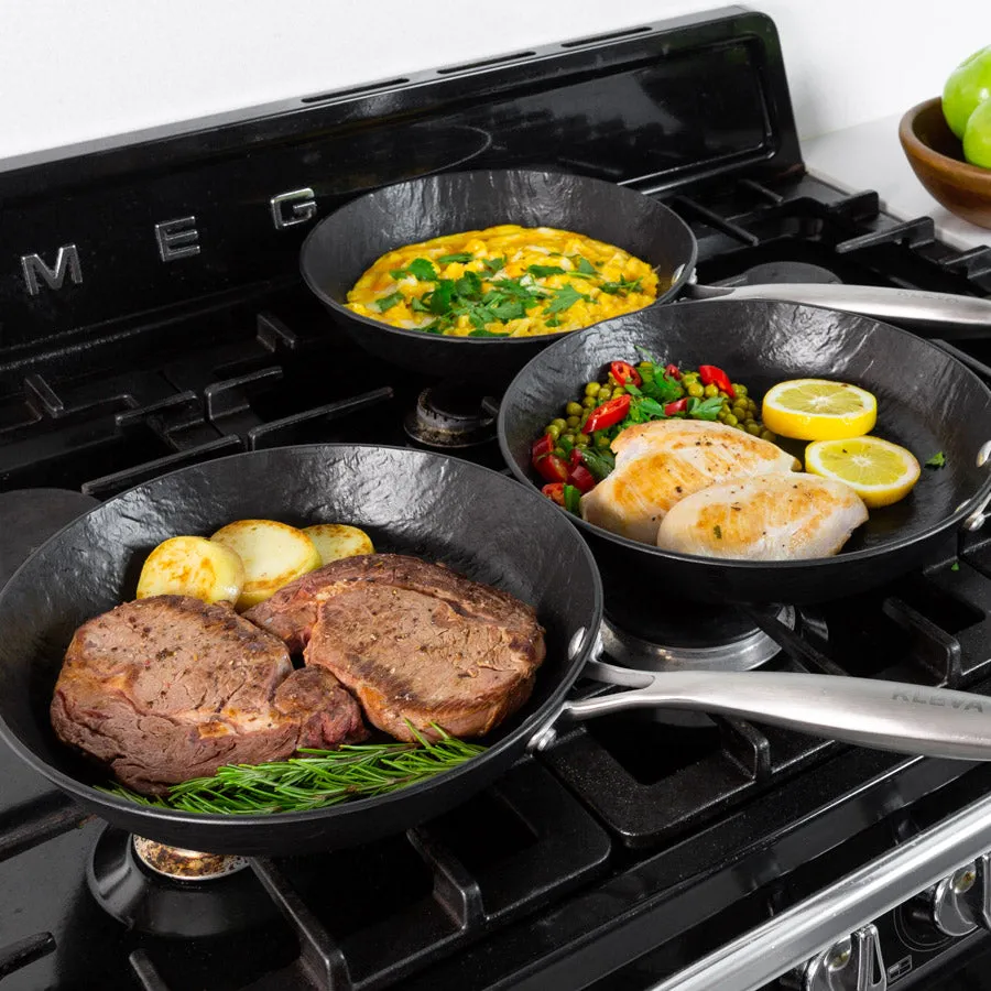 Sahara Slate® - Quality, Non-Stick Frying Pan Compete 3pc Set!