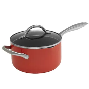 SEDONA - Nonstick Saucepan with Straining Lid & Helper Handle