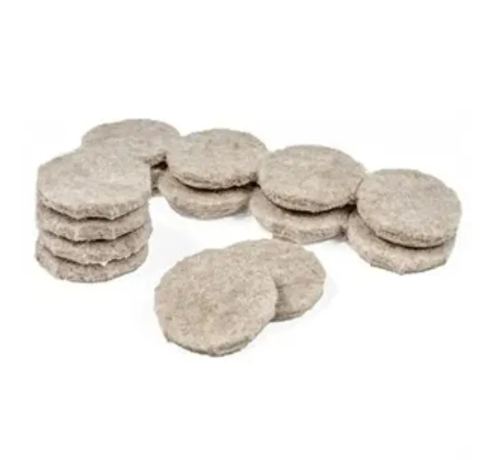 Self-Adhesive Round Felt Furniture Pads - 1"– 16pk