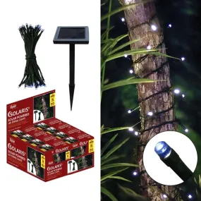 Solaris® Solar Powered String of 60 White LED Lights