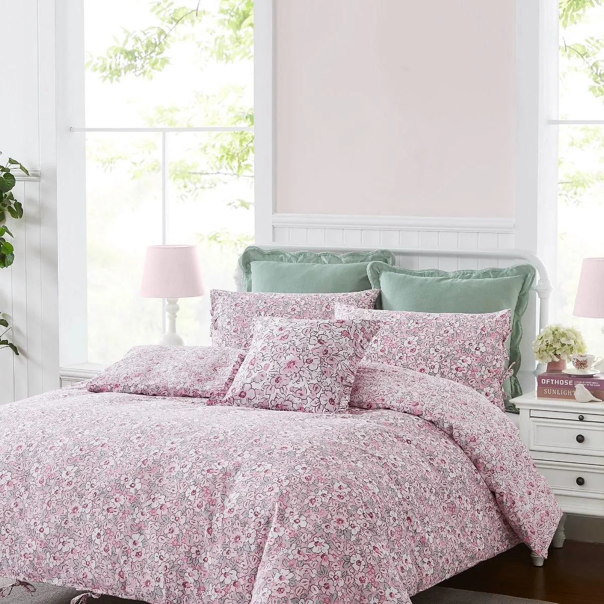 Somerford European Pillowcase Sage by Laura Ashley