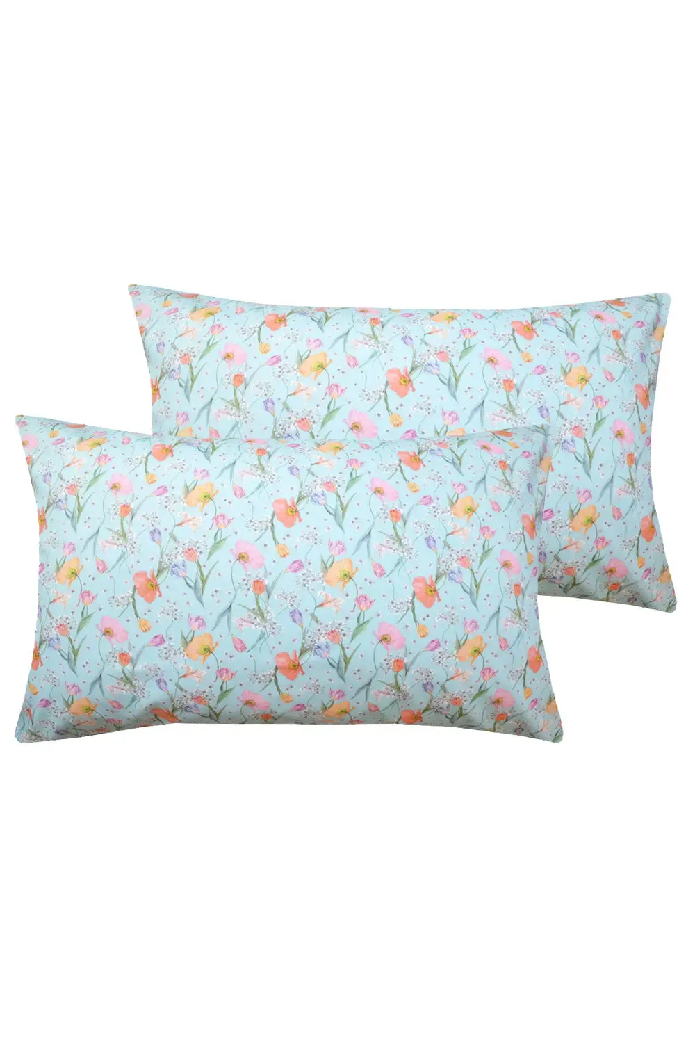 SPRING BLOOMS BLUE Liberty Pillowcase