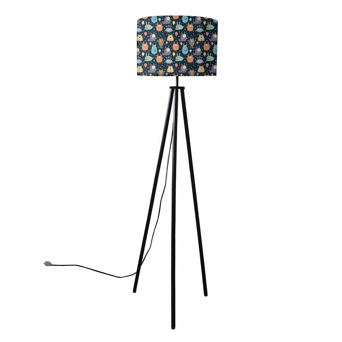 Standing Floor Lamp Tripod Lamps - Cute Monsters