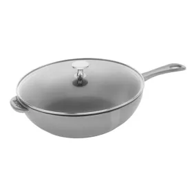 STAUB Cast Iron Frying Pan - 26cm / Graphite Grey