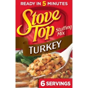 Stove Top Turkey Stuffing Mix Side Dish, 6 oz Box