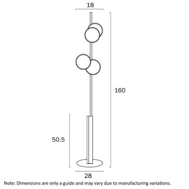 Telbix Amparo G9 Floor Lamp