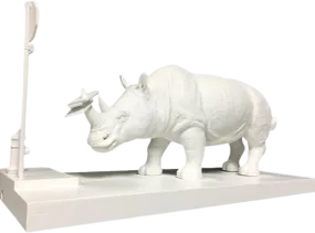 The Collector Sculpture by Josh Keyes