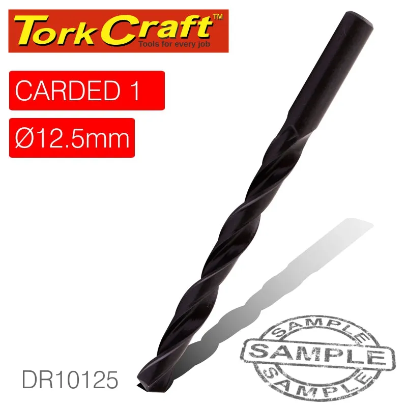 TORK CRAFT DRILL BIT HSS STANDARD 12.5MM 1/CARD DR10125