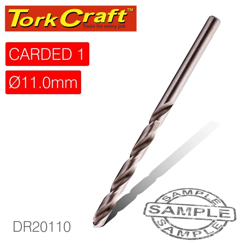 TORK CRAFT DRILL HSS 11.0MM 135DEG 1/CARD INDUSTRIAL BIT DR20110