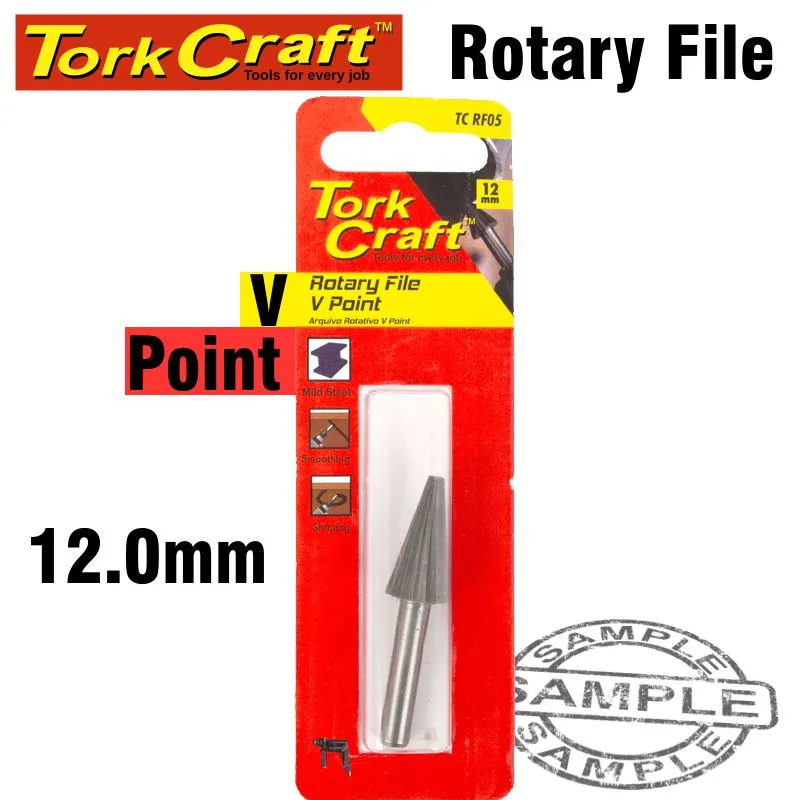 Tork Craft Rotary File V Point