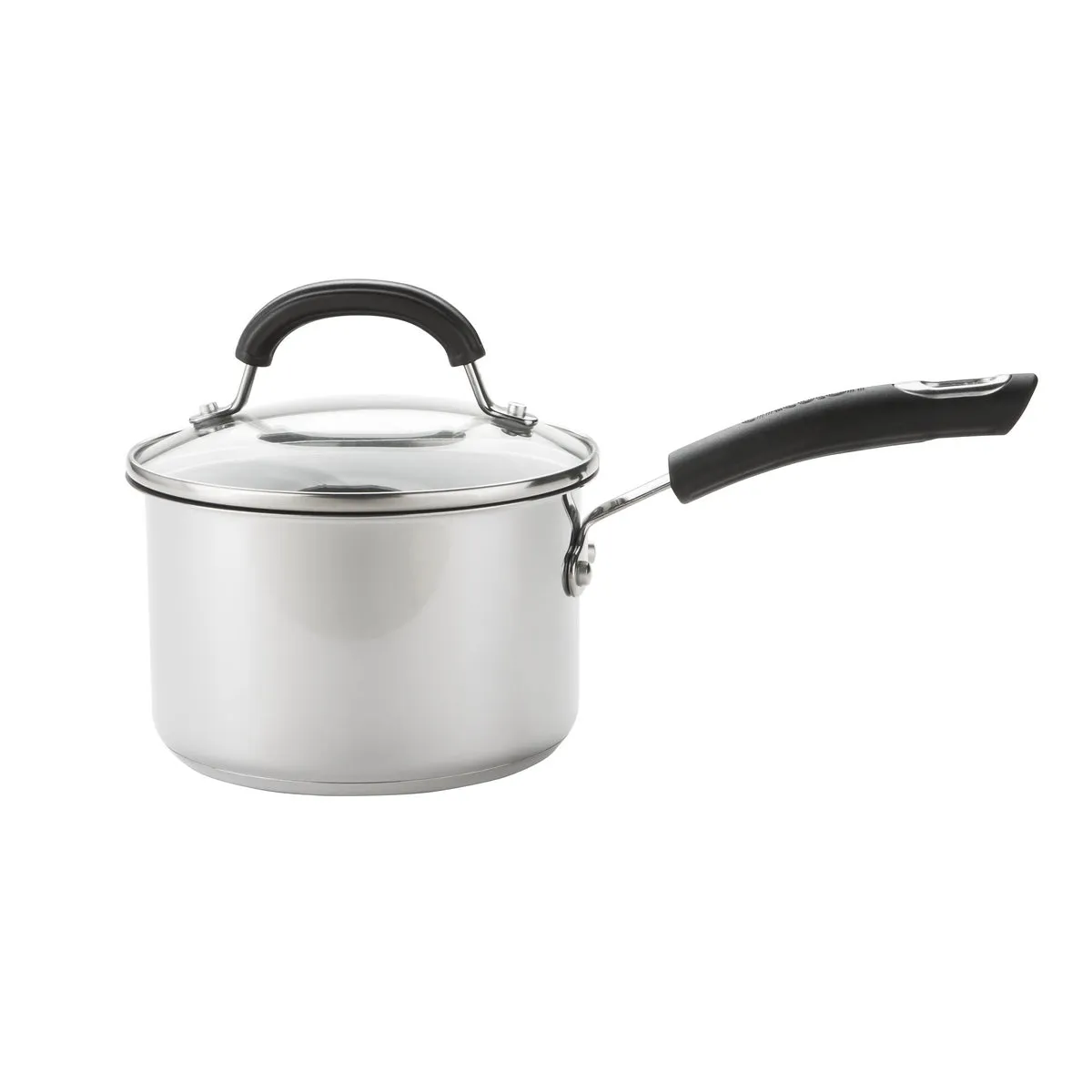 Total Stainless Steel Non-Stick Saucepan & Lid Set - 3 Pieces