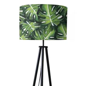 Tripod Standing Floor Lamp -Monestera Jungle