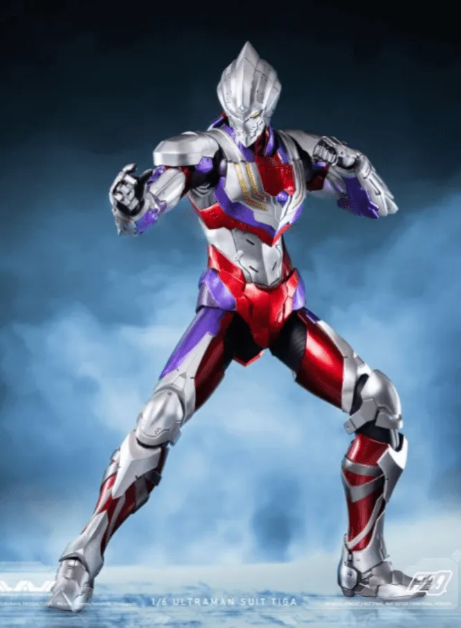 Ultraman Suit Tiga FigZero 1.6 Scale Action Figure By Threezero