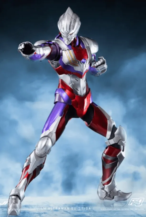 Ultraman Suit Tiga FigZero 1.6 Scale Action Figure By Threezero