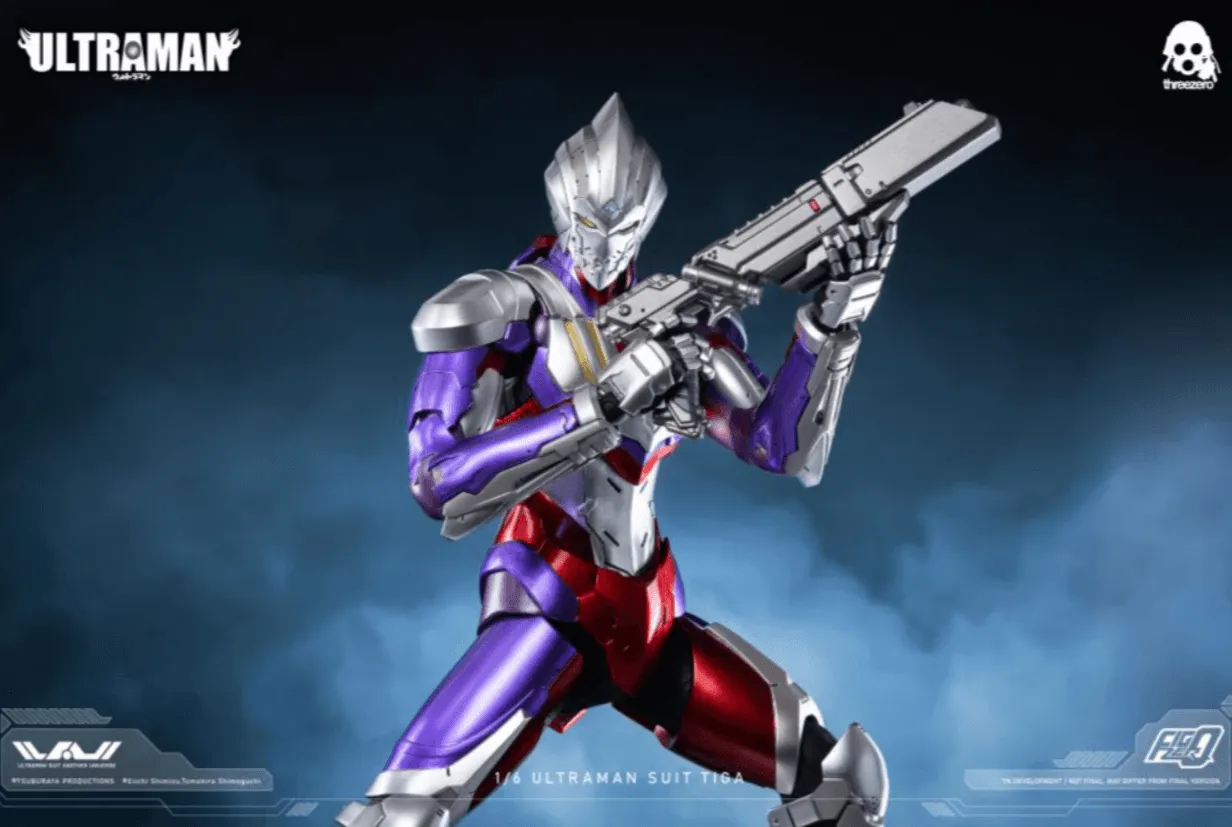 Ultraman Suit Tiga FigZero 1.6 Scale Action Figure By Threezero