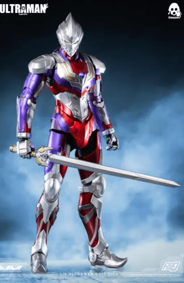 Ultraman Suit Tiga FigZero 1.6 Scale Action Figure By Threezero