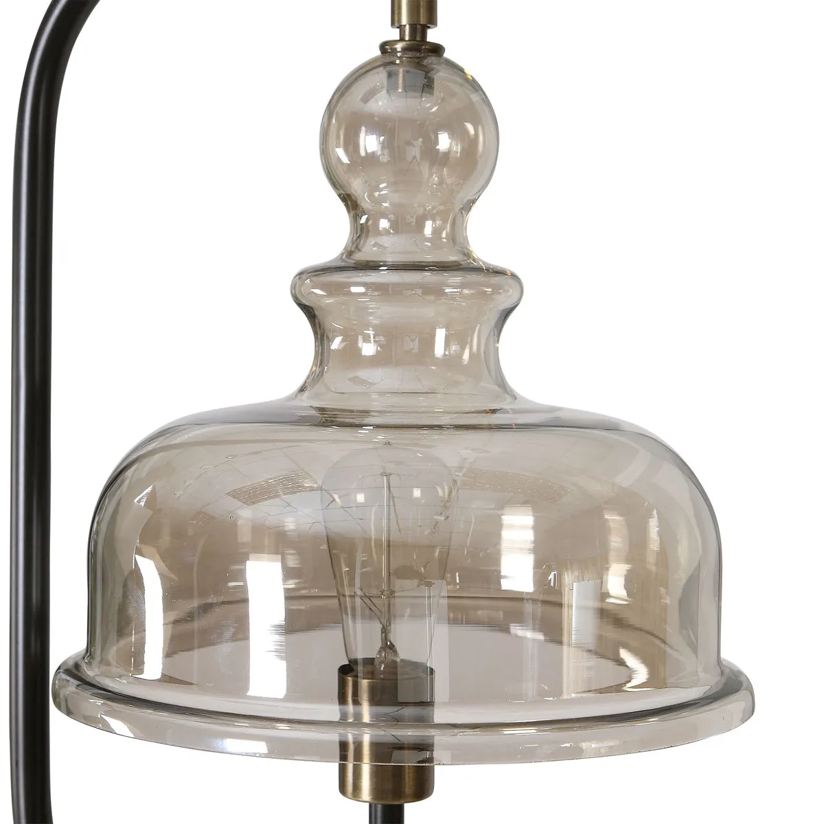 Uttermost's Elieser Industrial Floor Lamp Designed by Matthew Williams