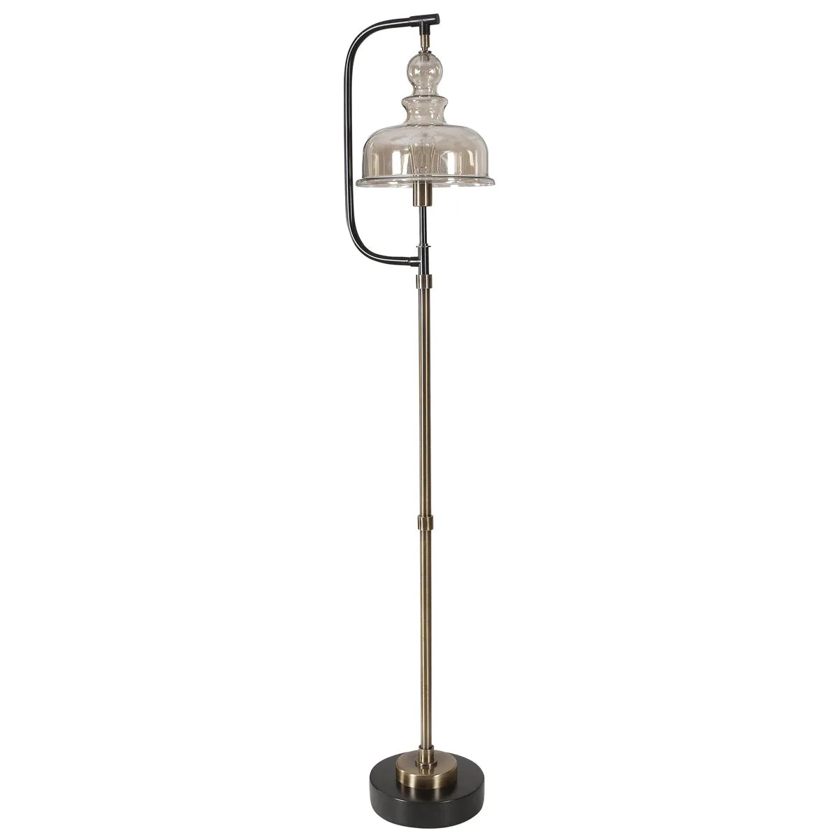 Uttermost's Elieser Industrial Floor Lamp Designed by Matthew Williams