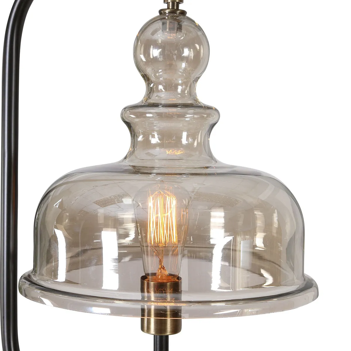 Uttermost's Elieser Industrial Floor Lamp Designed by Matthew Williams