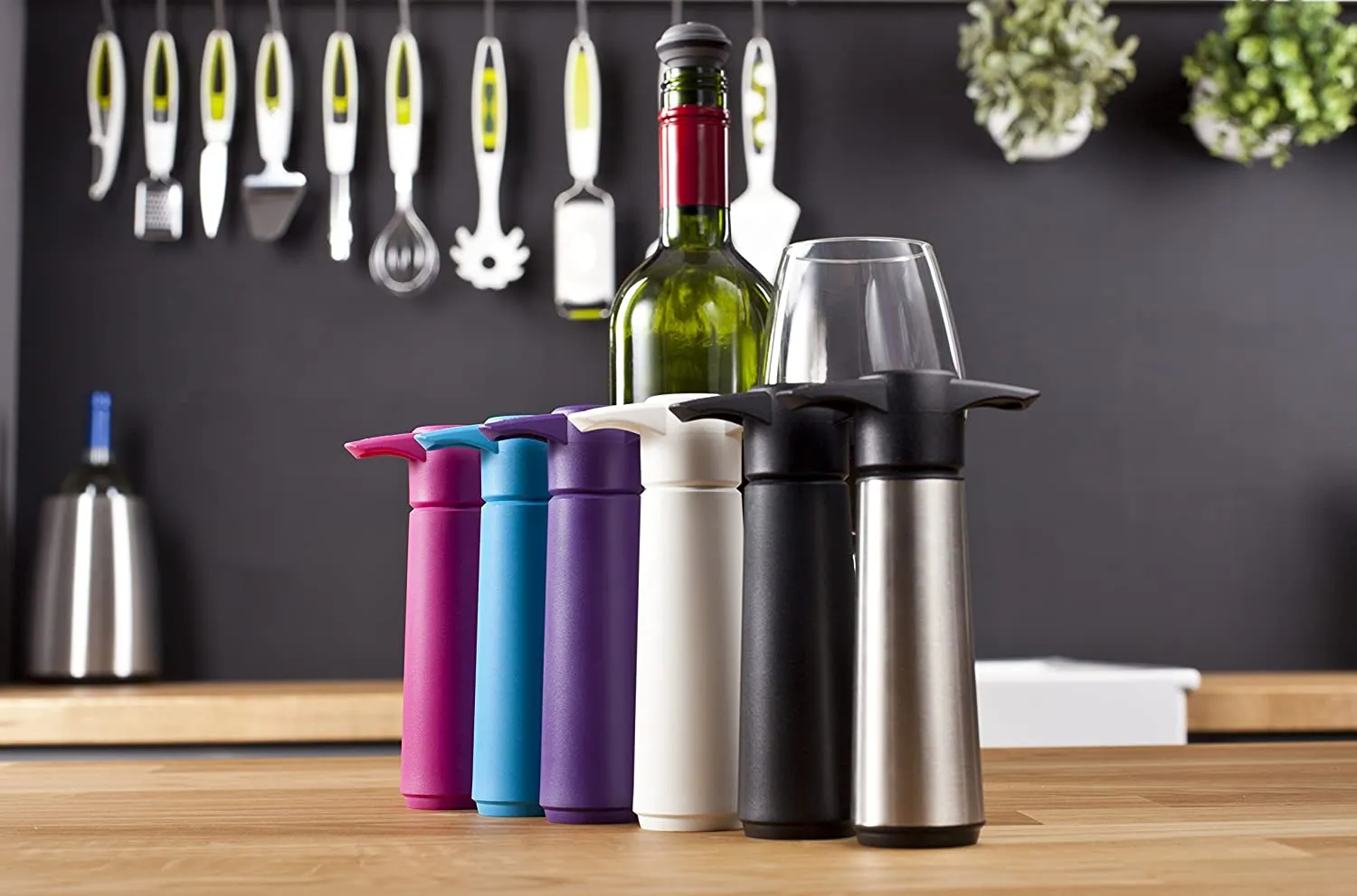 Vacu Vin | Wine Saver Pack Wine Saver Set - Black