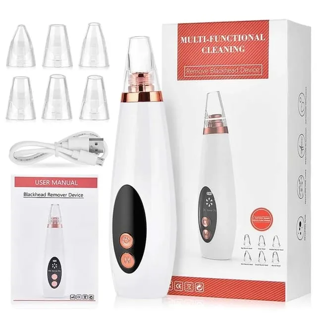 Vacuum Blackhead Pimple Remover Facial Cleaning Tool