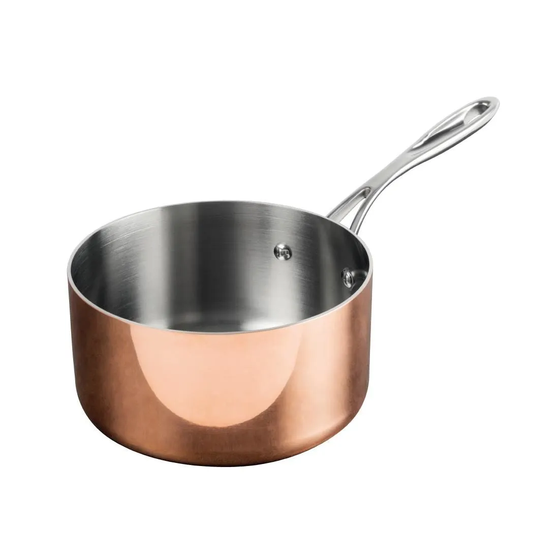 Vogue Tri Wall Copper Saucepan 180mm - CM675